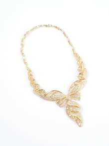 5入組/套優雅女士首飾套裝,時尚派對配件 - 金色 - 查看 2