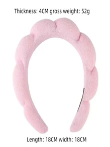 Pink Cute Headband 1pc For Daily Wear - Pink - View 2