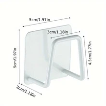 White Stainless Steel Multi-purpose Hook For Bathroom And Kitchen - White - View 4