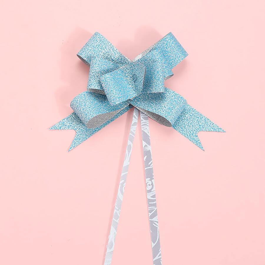 10入/包30mm寬緞帶蝴蝶結和手綁禮盒裝飾花,適用於婚禮、汽車、房間裝飾