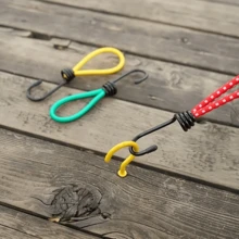 Naiyong 15cm 固定帶,鉤子彈性繩,適用於戶外露營 - 綠色 - 查看 1