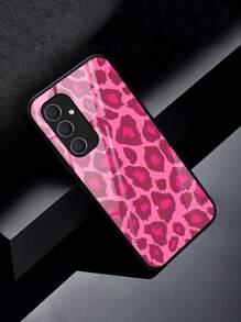 Leopard Pattern Phone Case,International Version, Not The Domestic Version - Hot Pink - View 2