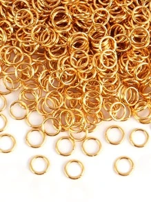 100-200pcs Stainless Steel Open Jump Rings Split Rings Connectors For Diy Jewelry Finding Making Accessories Wholesale Supplies
