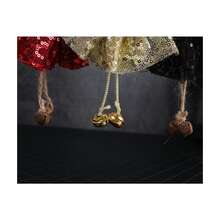 1 pieza Decoración de pared , Halloween brillante bruja colgante Divertido casa embrujada escena con colgante decoraciones ( rojo ) - Rojo - Ver 5