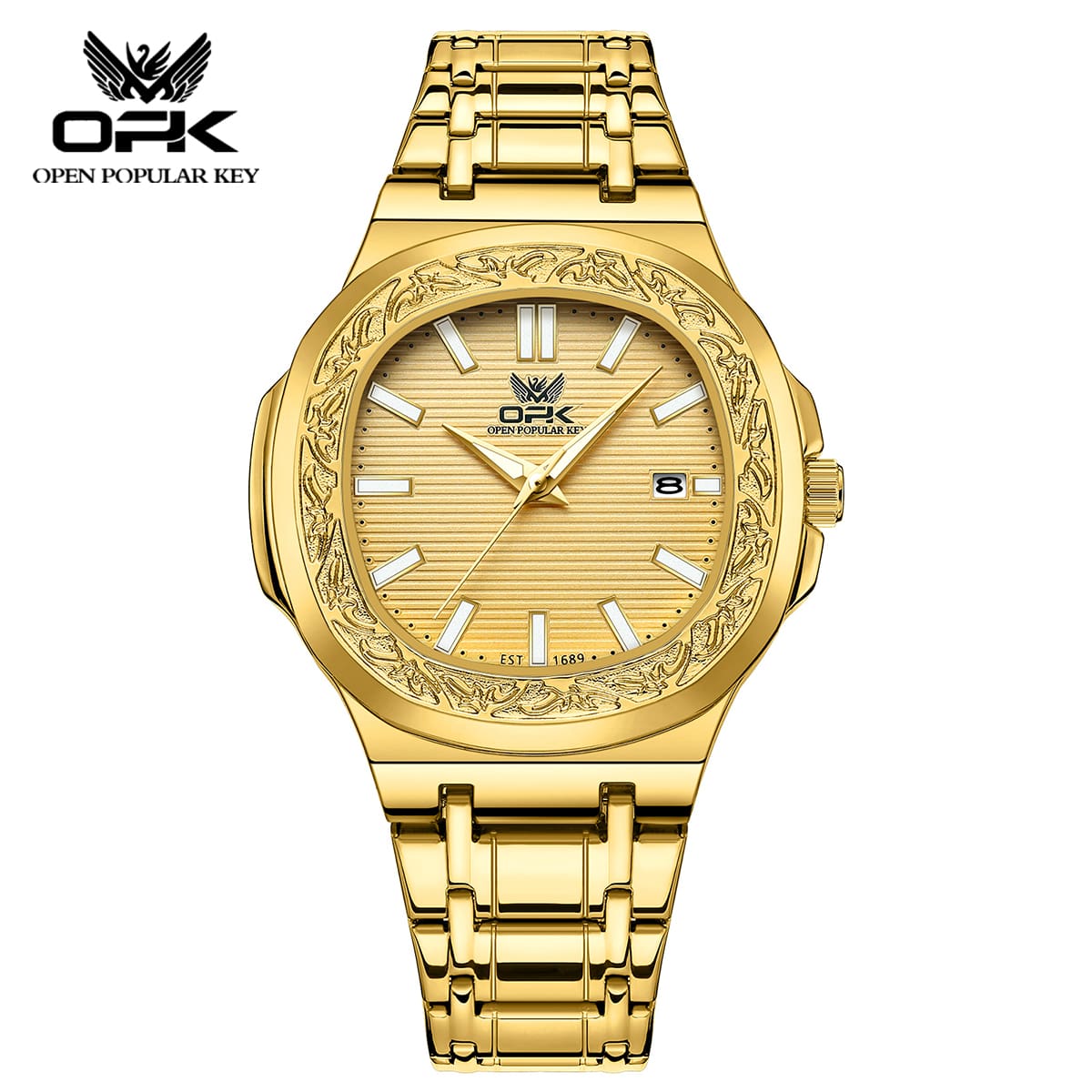 OPK 男士石英手錶