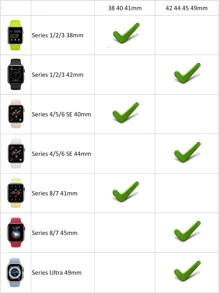 1入黑色蝴蝶刻印矽膠蘋果手錶帶，蘋果手錶帶帶，蘋果手錶帶帶，蘋果手錶帶帶，與蘋果手錶帶兼容，蘋果手錶帶帶，蘋果手錶帶帶，蘋果手錶帶帶，適用於38mm 40mm 41mm 42mm 44mm 45mm 49mm，可愛的女性野花蝴蝶柔和運動表帶替換手環，適用於 Series Ultra 9 8 7 6 5 4 3 2 SE - 黑色 - 查看 7