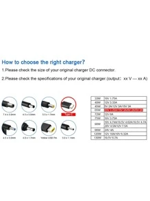 Cargador ordenador portátil - Negro - Ver 5