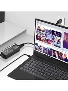 Cargador ordenador portátil - Negro - Ver 3