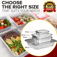 10Pcs/20Pcs Aluminum Foil Pans With Lids, Disposable Foil Food Container, Rectangle Tin Foil Pans, Great For Cooking, Heating, Storing, Baking, Meal Prepping, Baking Tools, Kitchen Gadgets, Kitchen Stuff, Kitchen Accessories, Home Kitchen Items