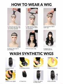 合成纖維長款直發女性假髮銀漸變黑色假髮角色扮演洛麗塔劉海假髮派對假髮 - 彩色 - 查看 11