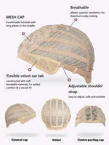 合成纖維長款直發女性假髮銀漸變黑色假髮角色扮演洛麗塔劉海假髮派對假髮 - 彩色 - 查看 8