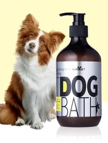 GJYC PET 1pc 500ML Letter Graphic Pet Shampoo For Dog For Shower - Black - View 1