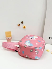 可調節純色兒童腰包