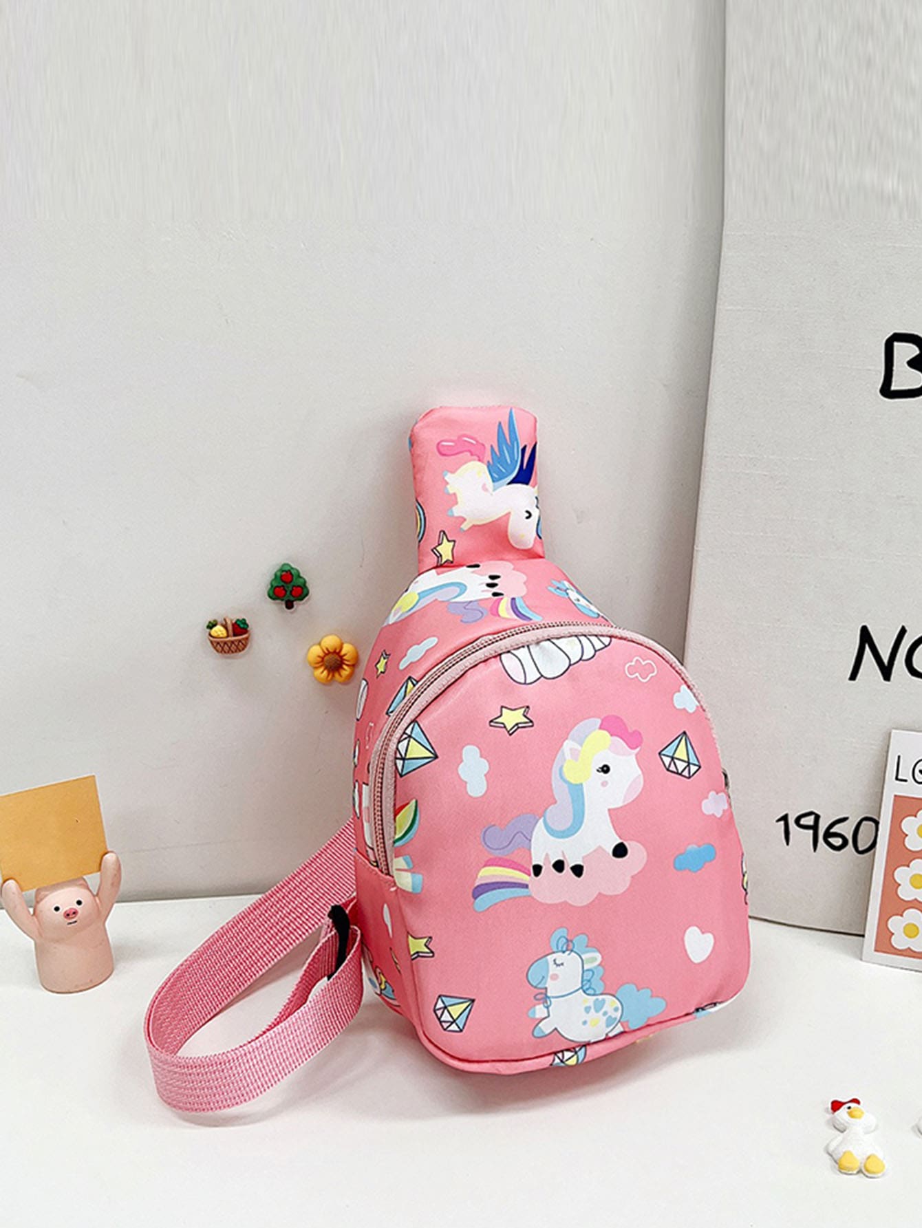 可調節純色兒童腰包