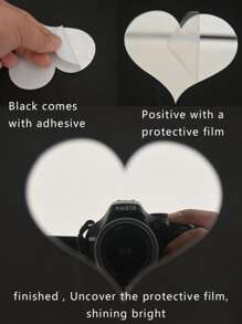 12pcs Hexagon Shaped Acrylic Mirror Wall Stickers, Diy Home Decoration Mirror Decal, 3d Waterproof Self-Adhesive Wall Stickers Wall Decor Room Decor Wall Mirror Mirror For Room Bathroom Decor Living Room Decor