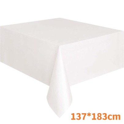 1pc, Solid Color Tablecloth, Birthday Party Wedding Christmas Table Cover, Wipe Covers, Rectangle Desk Cloth Decor, Party Decor, Party