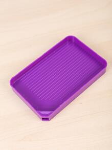 1 khay đựng tranh kim cương vuông màu tím có lỗ thoát kim cương ra ngoài - Màu tím - Xem 4