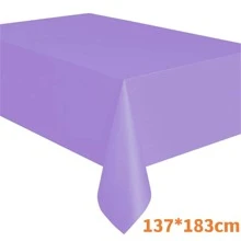 1pc, Solid Color Tablecloth, Birthday Party Wedding Christmas Table Cover, Wipe Covers, Rectangle Desk Cloth Decor, Party Decor, Party - White - View 7