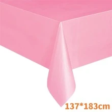 1pc, Solid Color Tablecloth, Birthday Party Wedding Christmas Table Cover, Wipe Covers, Rectangle Desk Cloth Decor, Party Decor, Party - Black - View 8
