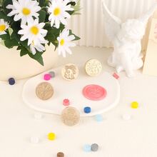 CYFUN DESIGN 1 buc Halloween dovleac ceară sigiliu ștampilă cap Retro alamă etanșare ștampilă cap doar pentru petrecere invitație plic sigilare felicitare cadou ambalaj vin pachet decor - Aur - Vizualizare 7