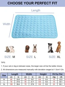 1入組寵物降溫墊適用於狗狗和貓適合夏天 - 彩色 - 查看 2
