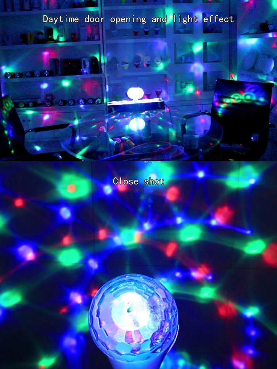 Set 4 Luci Palco LED RGB PAR 15W - DMX 7 Canali, Telecomando, Per Feste E Discoteche