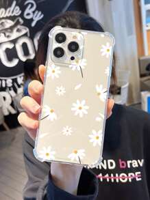 Floral Clear Phone Case Compatible With IPhone 15/15Pro/15Plus/15Promax - Multicolor - View 2