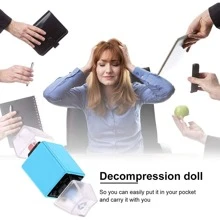 手指鍵盤緩解焦慮和過動症的壓力玩具，顏色/風格/配件/包裝隨機 - 黑色 - 查看 7