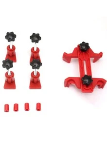 5 Pcs Universal Cam Camshaft Lock Holder Car Engine Timing Locking Tool Double/Single Camshaft Retainer Timing Belt Fix Changer - Red - View 2