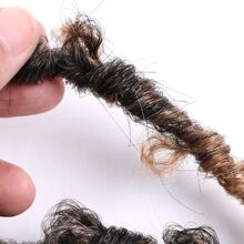 1pc 14inch 80g Butterfly Locs Crochet Hair Extensions For Braiding, Butterfly Curly Dreadlocks