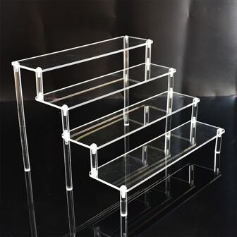 1pc Clear Acrylic Display Shelf