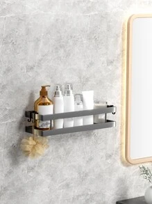 1入組掛壁式浴室儲物架 - 灰色 - 查看 8