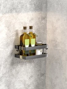 1入組掛壁式浴室儲物架 - 灰色 - 查看 4