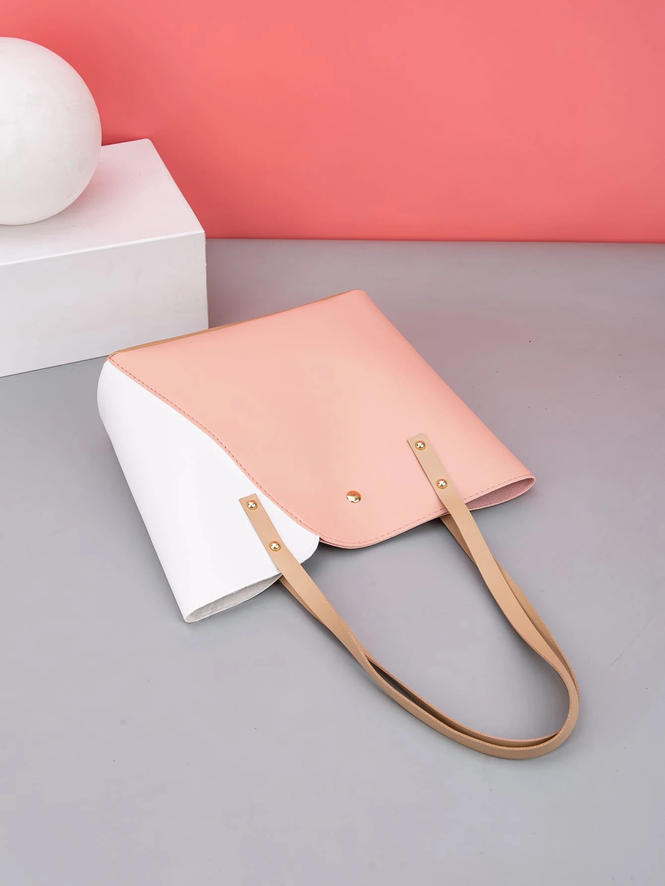 Summer New Fashion Multicolor Patchwork Shoulder Bag, Tote Bag, Ladies Shopping Bag - Multicolor - View 5