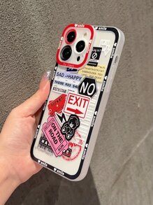 1 Ốp điện thoại nhãn dán nhãn sóng hợp thời trang Tương thích với các mẫu iPhone của Apple 11, 13, 14, 15, 12, v.v. - Nhiều màu - Xem 2