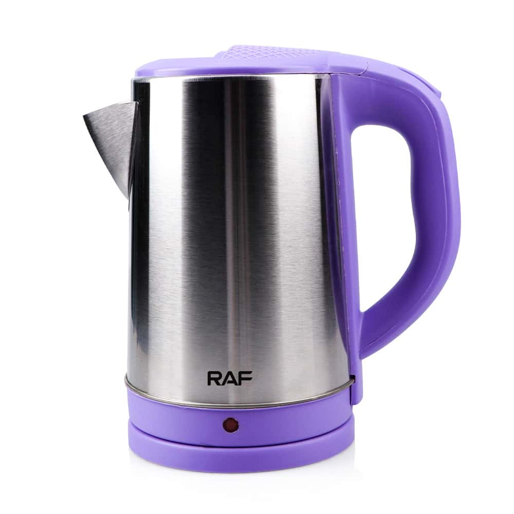 2.3l Purple Stainless Steel Inner Electric Kettle With Steel Lid, Quick Boiling, Eu Plug - Purple - View 1