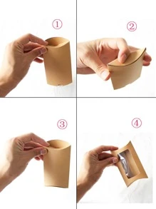 10pcs Clear Panel Gift Box - Brown - View 5