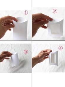 Hộp quà tặng bảng điều khiển rõ ràng 10 cái - trắng - Xem 5