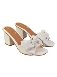 Women Heeled Sandals - trắng - Xem 2