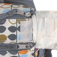 Modische bedruckte Mama-Tasche 5er-Set; multifunktionale Umstandstasche und Babytasche mit großer Kapazität; Schulter- und Umhängetasche für Windeln; tragbare Wickelunterlage für Unterwegs - Verschiedenfarbig - Übersicht 5