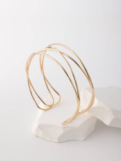 1pc Metallic Wire Design Fashionable Arm Band