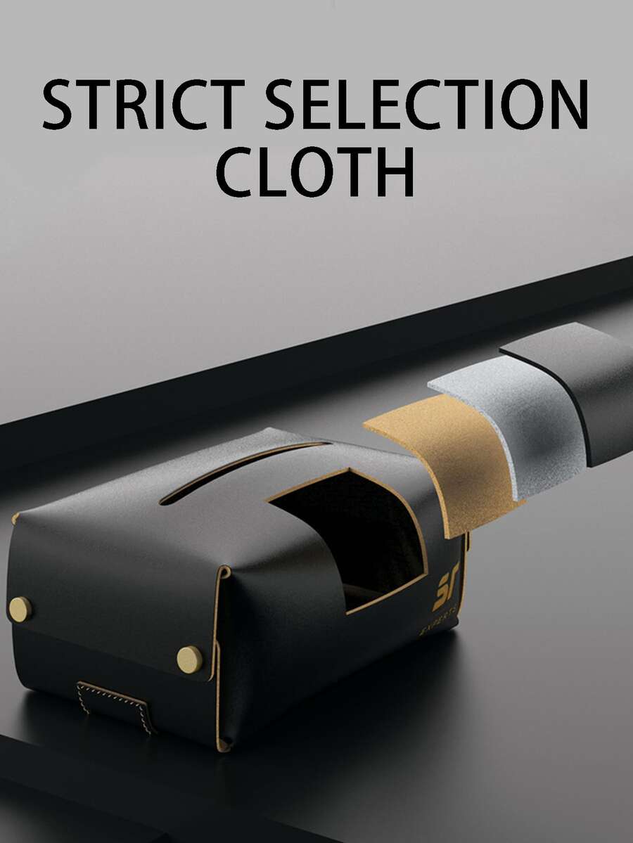 1pc UltraThin Leather Creative Car Tissue Box Armrest Console Sunvisor