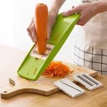 1 Miếng Màu xanh lá 3 trong 1 Cái nạo Rau Máy cắt lát Củ cà rốt Hàn Quốc Cải bắp Món ăn Thủ công Đồ dùng để cắt Máy cắt lát Phụ kiện Nhà bếp Công cụ - xanh quân đội - Xem 2