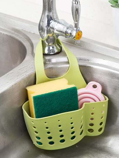 1 pieza cocina fregadero ajustable Escurridor Bolsa colgante ( de color al azar )