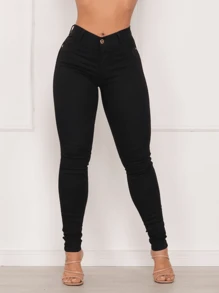 Women Jeans - màu đen - Xem 2