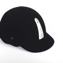 男女馬術頭盔,馬術運動用品,透氣電動車賽馬騎乘帽 - 黑與白 - 查看 1