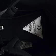 男女馬術頭盔,馬術運動用品,透氣電動車賽馬騎乘帽 - 黑與白 - 查看 6