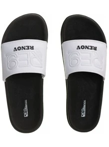 Women Slides - Blanco y Negro - Ver 3