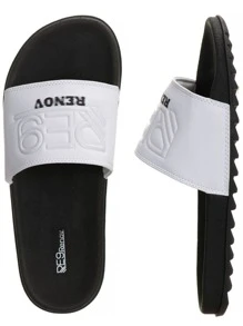 Women Slides - Blanco y Negro - Ver 2
