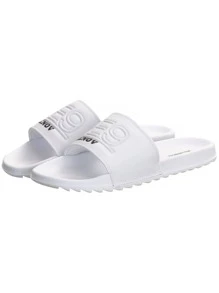 Chinelo Slide Relevo RE9 Sandália Renov - Branco - Visão 3